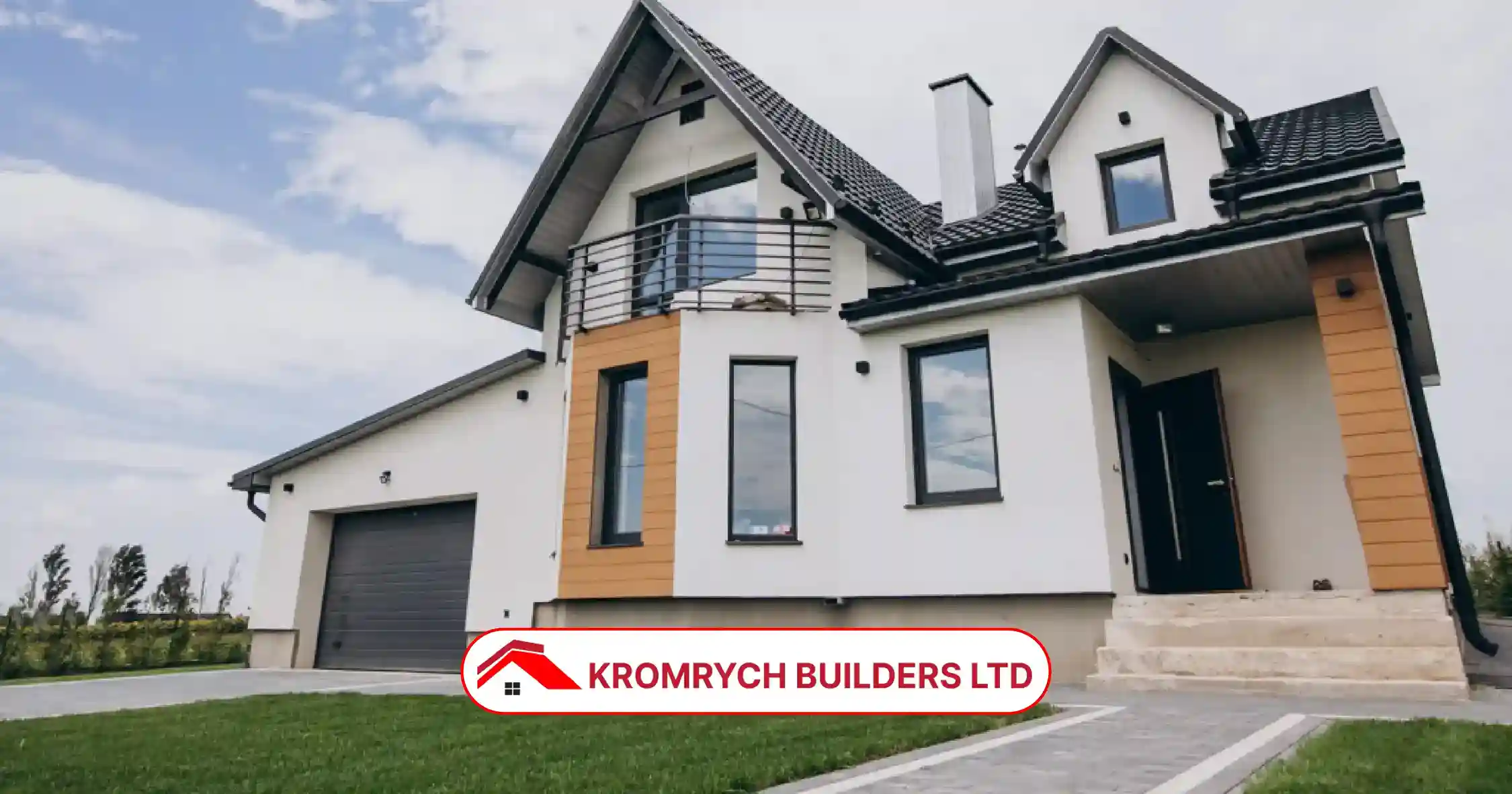 Modern home with loft space, ideal for conversion into a bedroom or office – example of potential loft conversion project by Kromrych Builders Ltd.